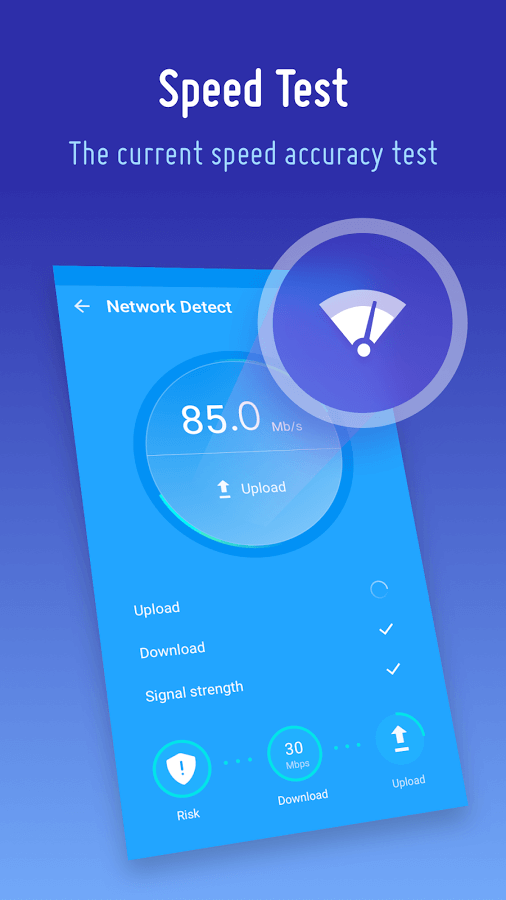 Print do Network Manager para Android.