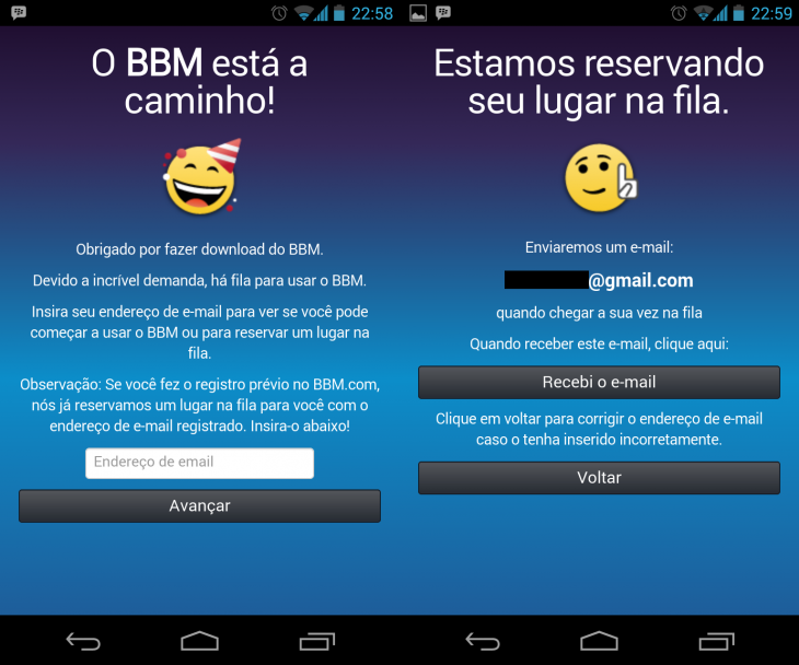 Não tem emoticon feliz que amenize a tristeza de uma lista de espera.
