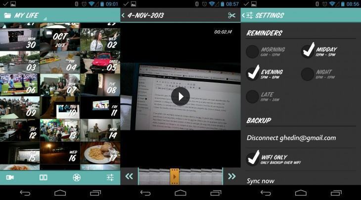 O 1 Second Everyday é fácil de usar.