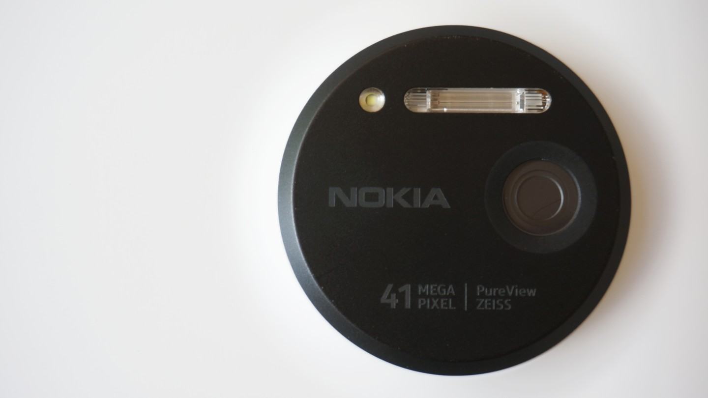 Detalhe da câmera do Lumia 1020.