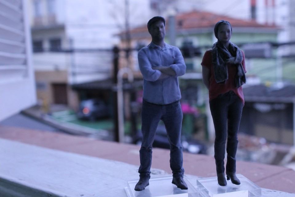 Bonecos 3D feitos pela Avatoys.