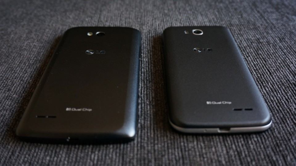 L80 e L90, vistos de costas.