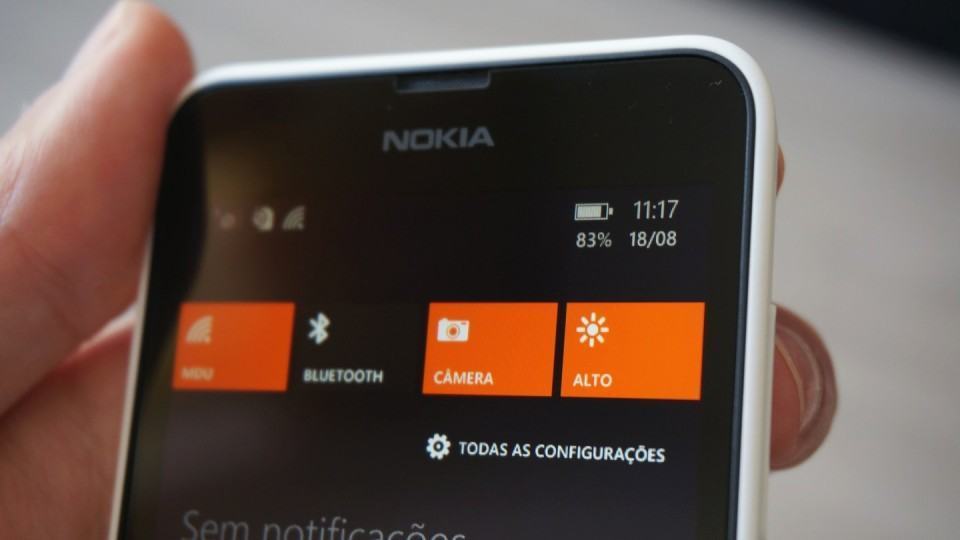 Windows Phone 8.1 fez sua estreia no Lumia 630.