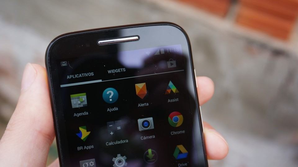 Tela é simples, mas um ponto alto.