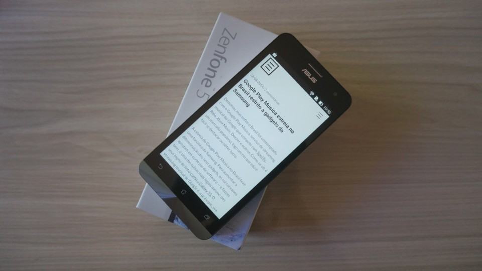 Zenfone 5, estreia da Asus em smartphones no Brasil.