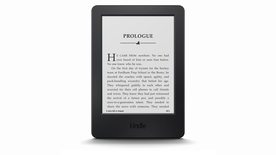 Kindle básico, agora com touchscreen.