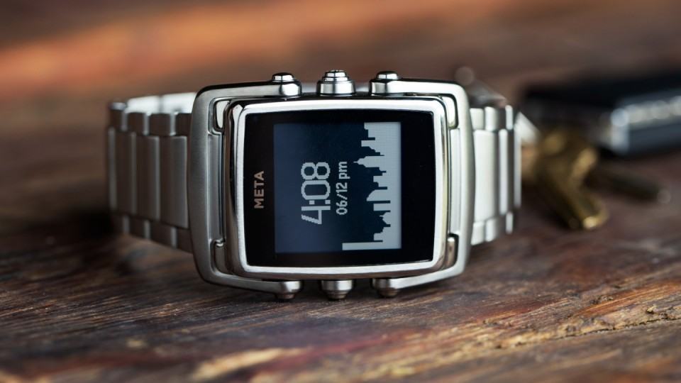 A tela do Meta M1 não tem boa definição.