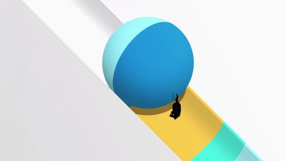 Ilustração: bola e "lol cat"