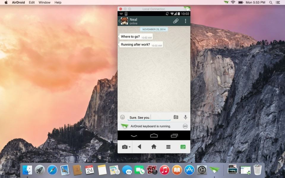 AirMirror, novidade do AirDroid 3.