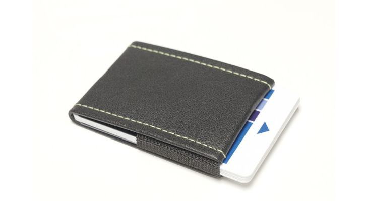 Carteira para cartões em couro da impl.