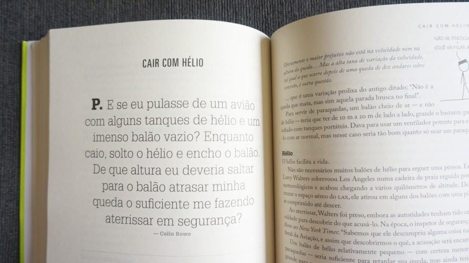 Foto de um capítulo do livro E Se?