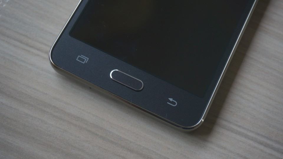 Botões frontais do Galaxy Gran Prime.