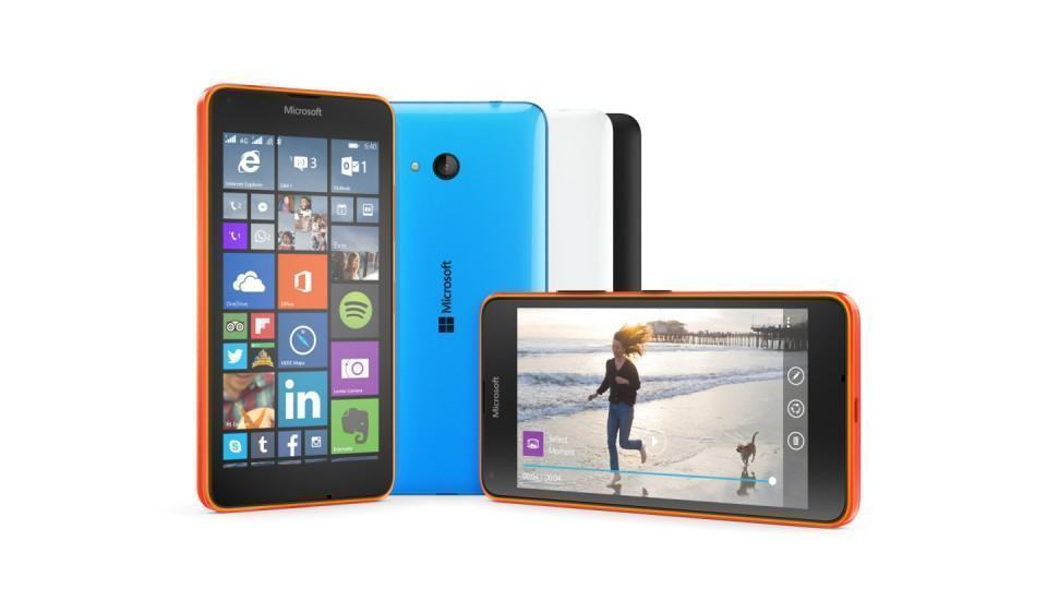 Foto de divulgação do Lumia 640.