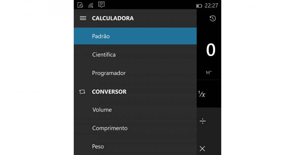 Conversores enriquecem a calculadora do Windows 10.