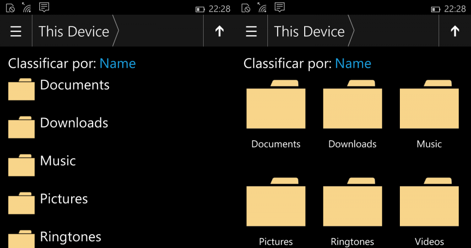Resquícios do passado no Windows 10.