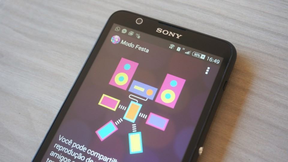 Modo Festa estreia no Xperia E4.