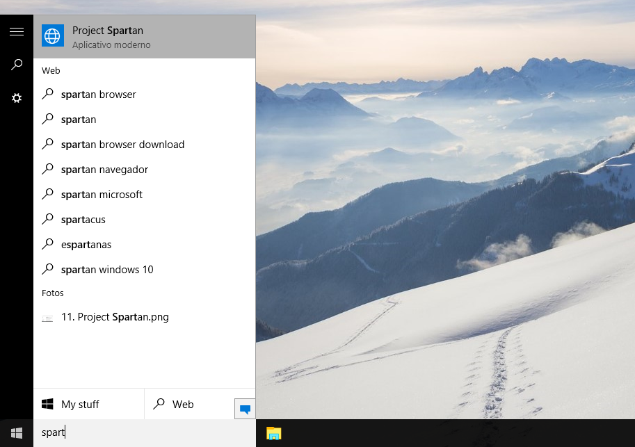 A Cortana não está, mas a pesquisa funciona.