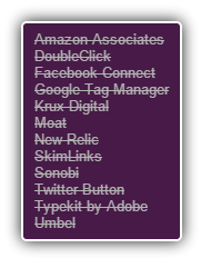 Exemplo de uma bolha de alerta com 12 scripts.