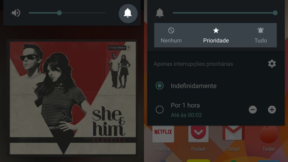 Controles de volume e funcionamento do áudio refinados.