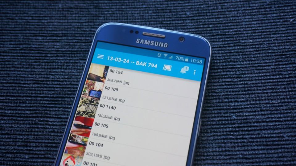 App da Seagate para Android.