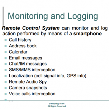 Monitoramento e registro.