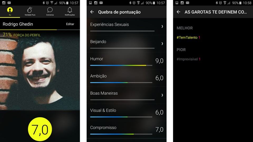 Minhas notas e hashtags no Lulu.