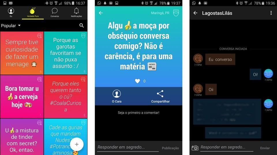 Secret e Tinder no novo Lulu.