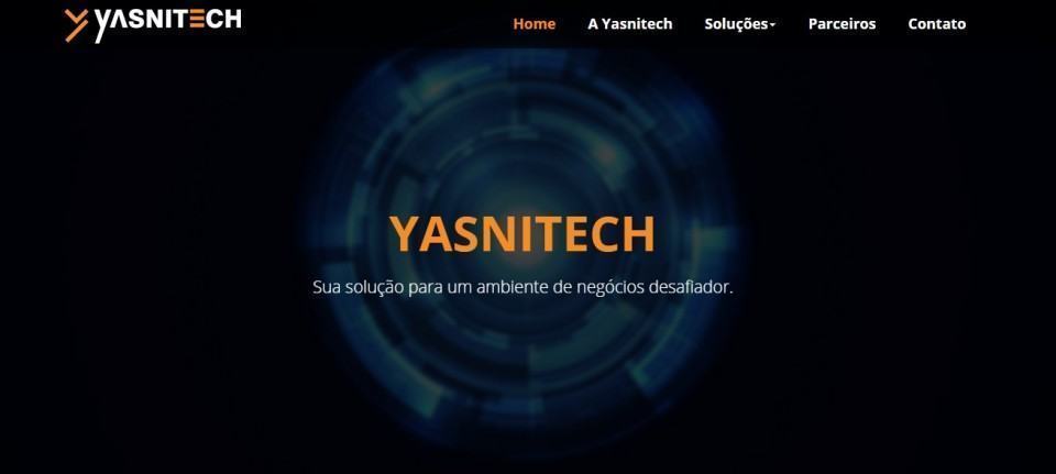 Site da Yasnitech.