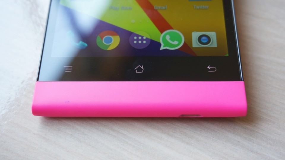 Botões táteis do Android no Life 8.