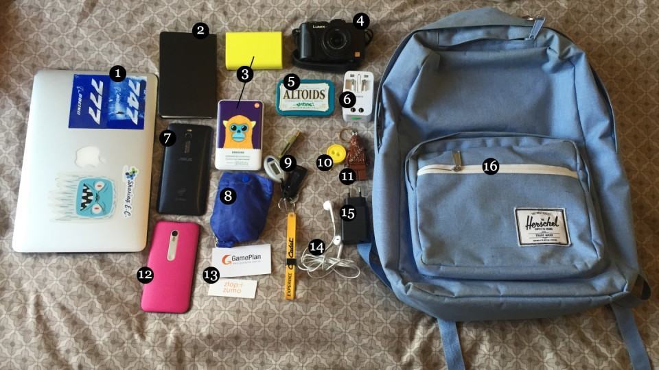 O que tem na mochila do Henrique Martin.