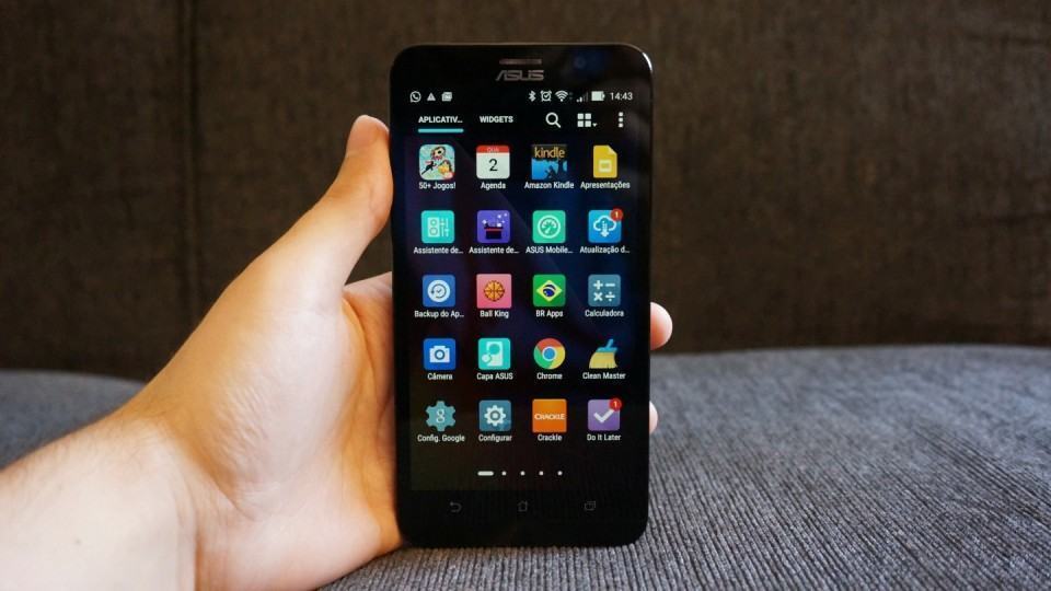 Gaveta de apps do Android no Zenfone 2.