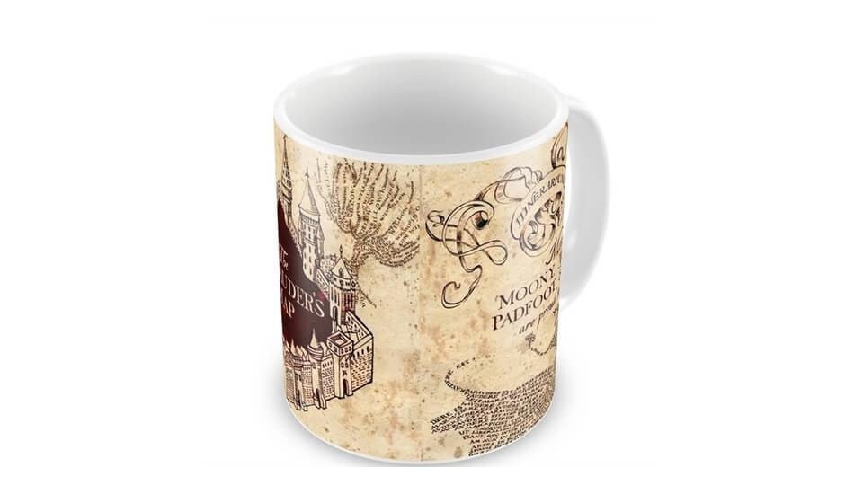 Caneca do Mapa do Maroto, de Harry Potter.