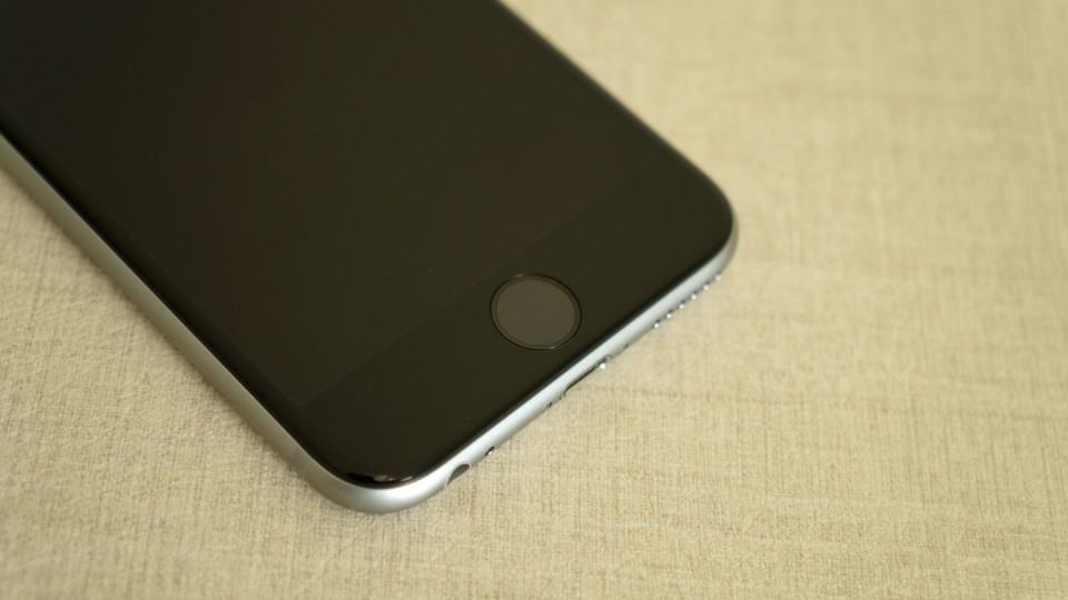 Botão home do iPhone.