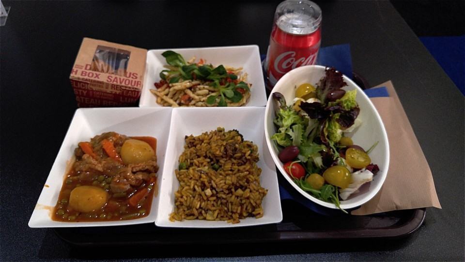 Pratos da culinária mediterrânea na MWC 2016.