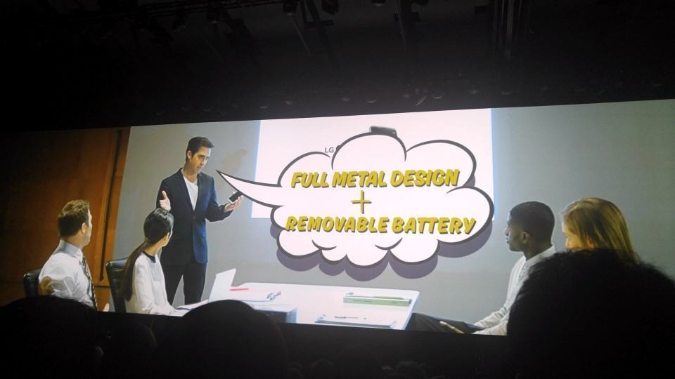 Apresentação jovem da LG.