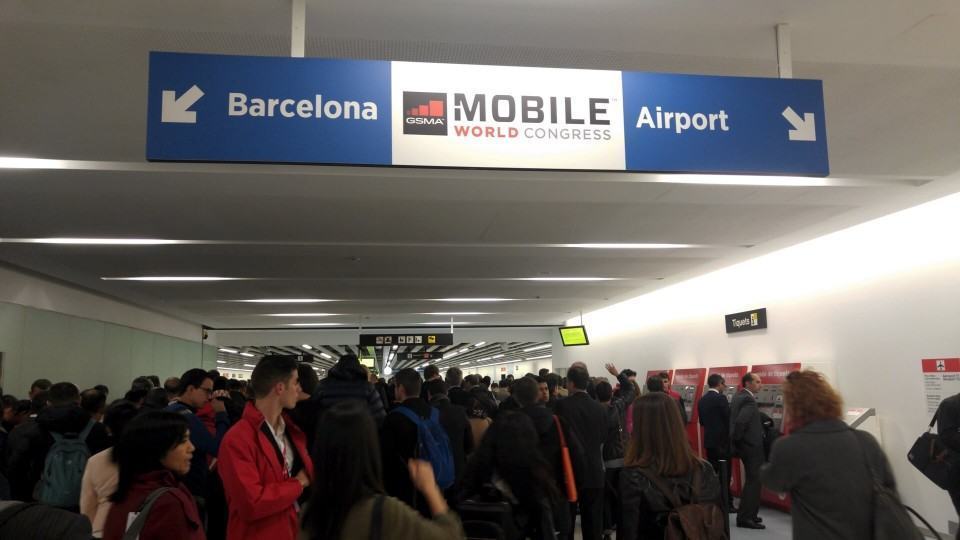 Greve no metrô de Barcelona.