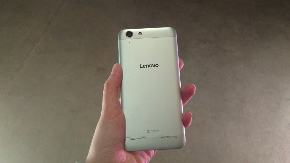 Acabamento do Lenovo Vibe K5.