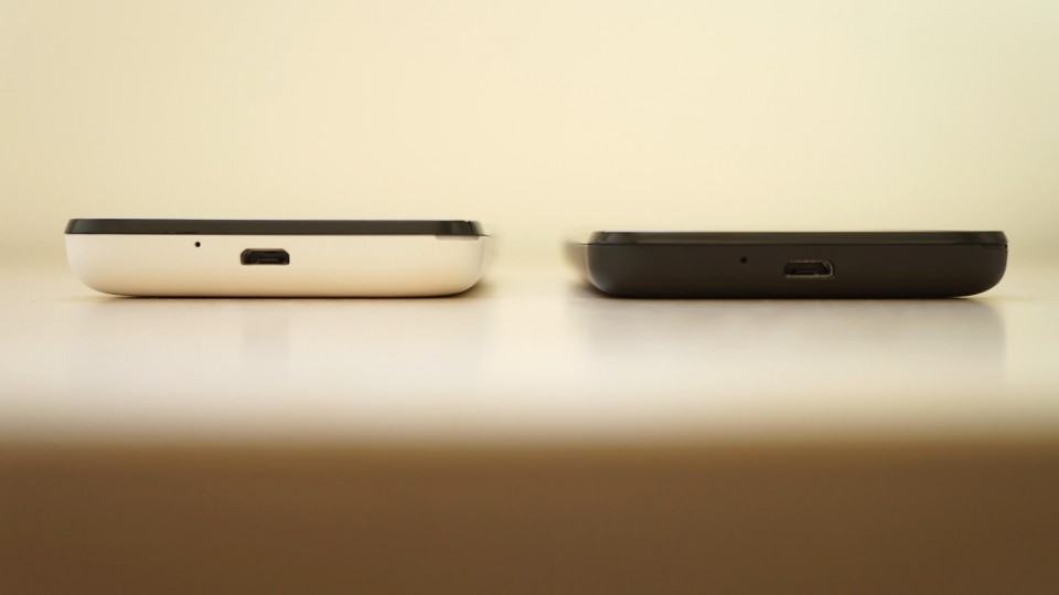 Um Pixi 3 é mais grosso que o outro.