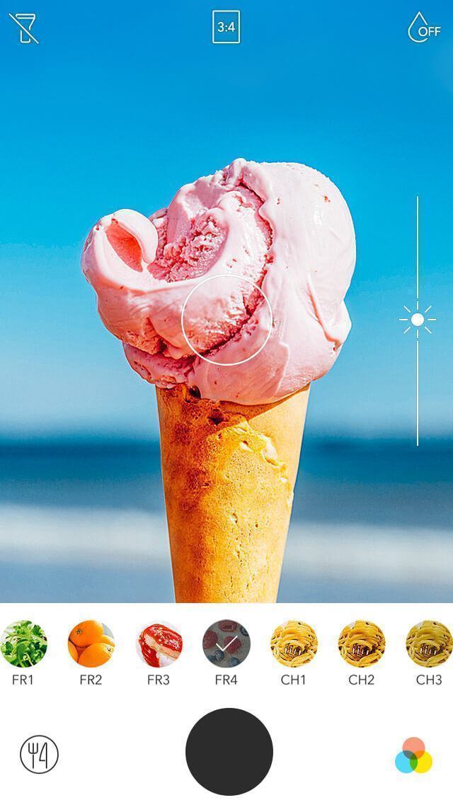 Print do Foodie para iPhone.