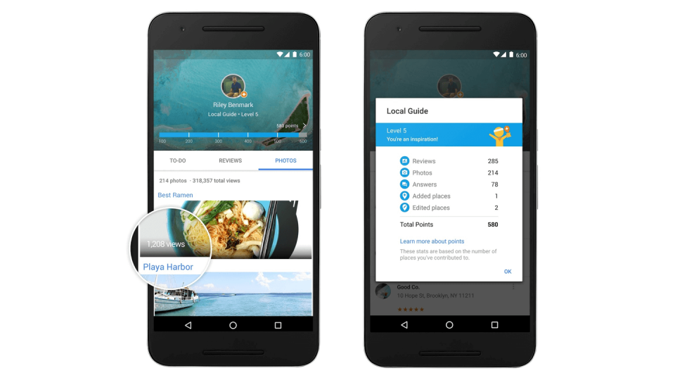 Ganhe pontos como Guia Local no Google Maps.