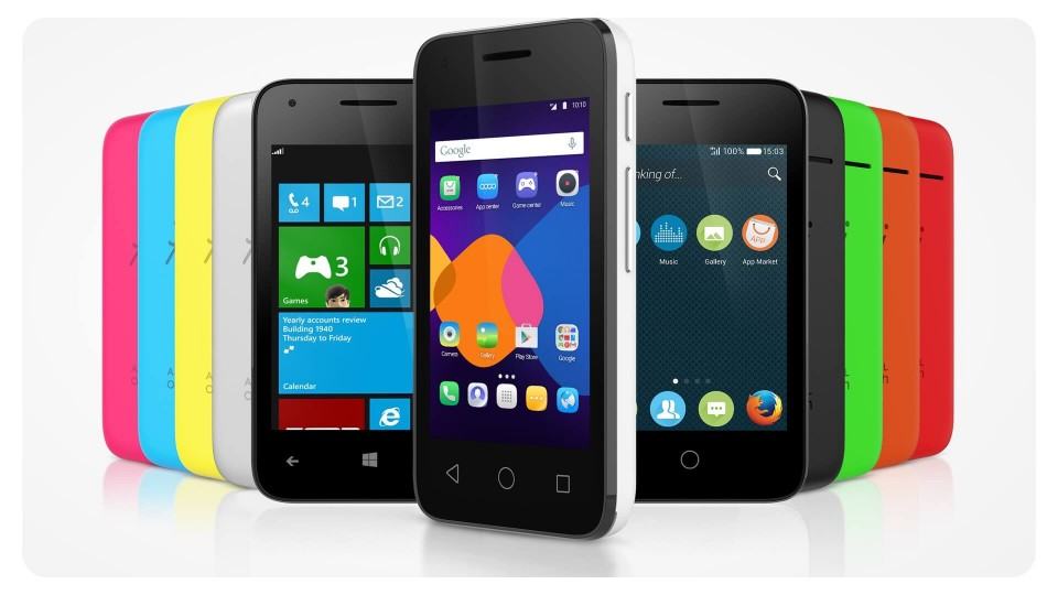 Pixi 3 com Windows Phone, Android e Firefox OS.