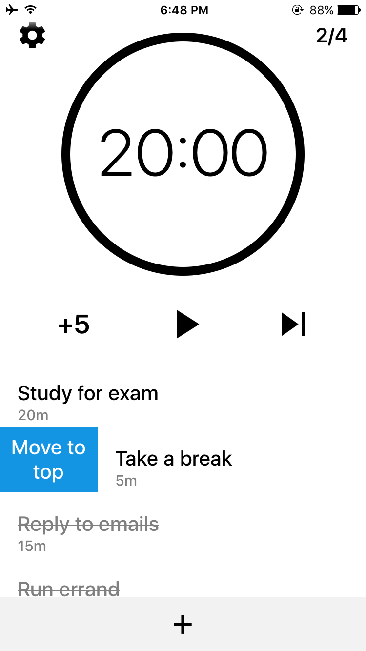 Print do Sloth para iPhone.