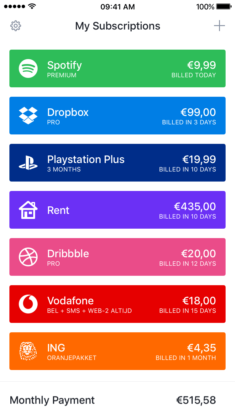 Print do Billy para iPhone.