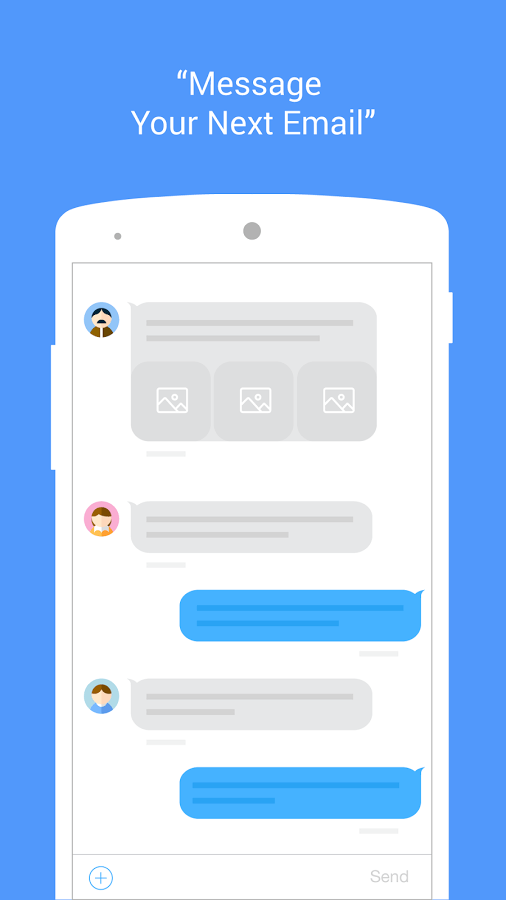 Print do MailTime para Android.