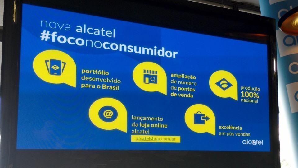 Características da nova Alcatel.