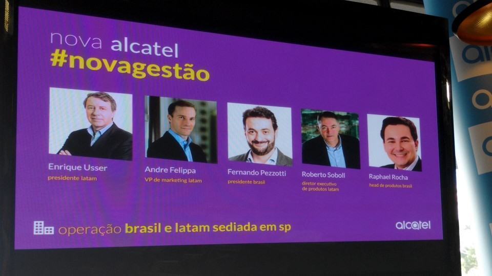 Executivos contratados recentemente pela Alcatel.