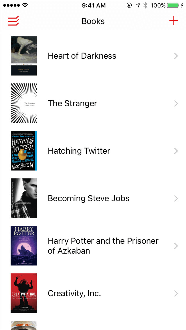 Print do Shelf para iPhone.