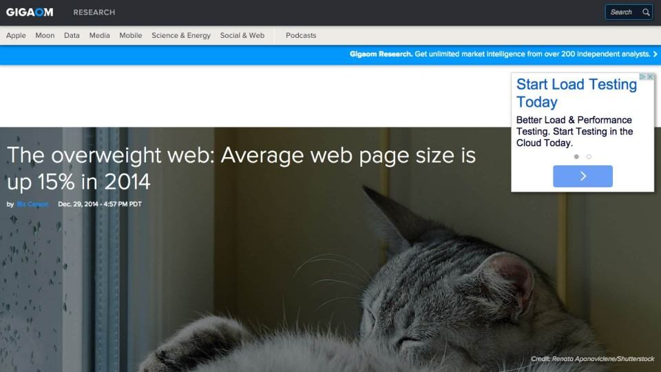 Artigo do GigaOm de 2014.