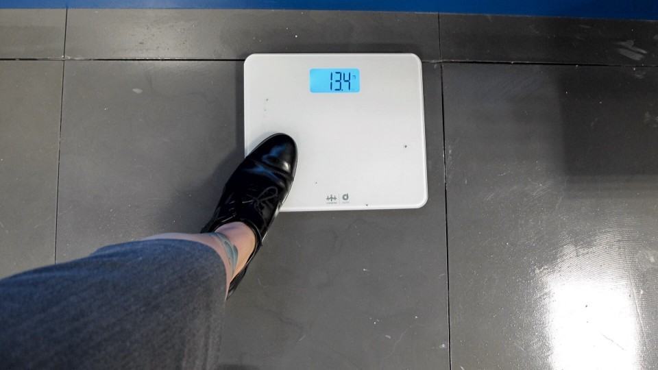 Balança conectada do Baidu.