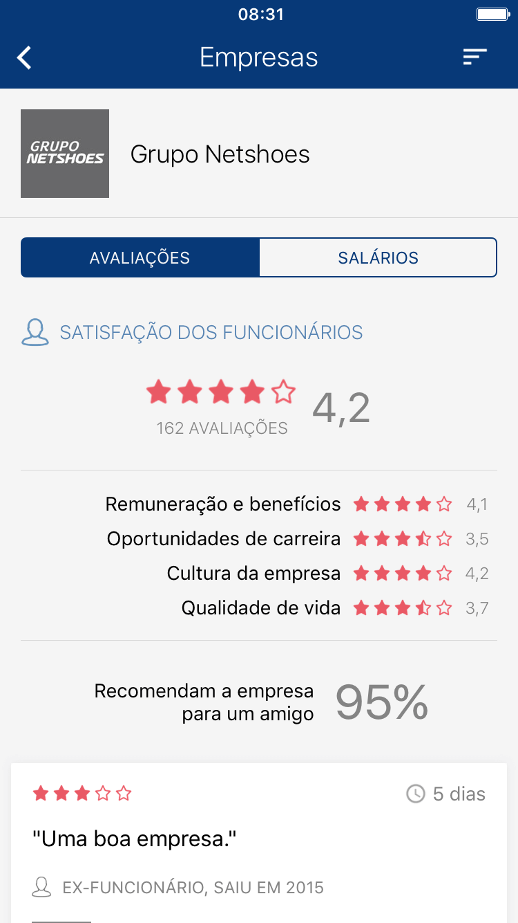 Print do Love Mondays para iPhone.